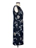 Unbranded Print Blue Cocktail Dress Size 2 - photo 4