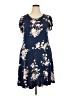 DB Moon Floral Blue Casual Dress Size 2X - photo 1