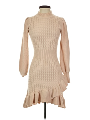 Flat White Cocktail Dress (view 1)