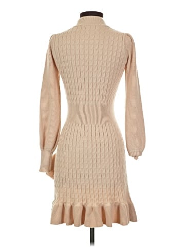 Flat White Cocktail Dress (view 2)