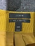 J.Crew 100% Wool Solid Yellow Wool Skirt Size 000 - photo 3