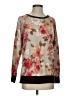 Honeyme Floral Gray Pullover Sweater Size S - photo 1