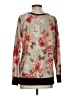 Honeyme Floral Gray Pullover Sweater Size S - photo 2