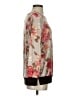 Honeyme Floral Gray Pullover Sweater Size S - photo 4