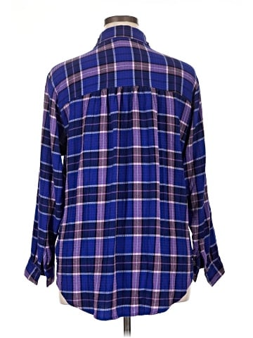 Cato 3/4 Sleeve Button-Down Shirt (view 2)