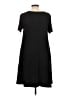 Zenana Solid Black Casual Dress Size L - photo 2