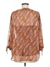 NYDJ Orange 3/4 Sleeve Blouse Size M - photo 2