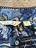 Caffé Marrakesh 100% Rayon Blue 3/4 Sleeve Blouse Size M - photo 7