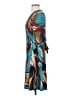 Bluheaven Print Brown Cocktail Dress Size S - photo 5