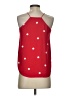 Ann Taylor LOFT 100% Polyester Red Sleeveless Blouse Size XS - photo 2