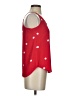 Ann Taylor LOFT 100% Polyester Red Sleeveless Blouse Size XS - photo 4