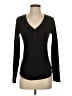 Love by Gap Black Long Sleeve Henley Size S - photo 1