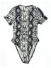 Shein Silver Bodysuit Size M - photo 1