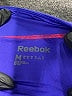 Reebok 100% Polyester Color Block Purple Athletic Shorts Size M - photo 3
