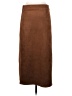 Olivia Blu Solid Brown Casual Skirt Size S - photo 2