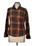 Riders by Lee Plaid Orange Long Sleeve Button-Down Shirt Size M - photo 1