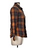 Riders by Lee Plaid Orange Long Sleeve Button-Down Shirt Size M - photo 4