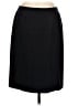 Talbots Solid Black Casual Skirt Size 8 - photo 1
