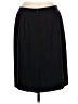 Talbots Solid Black Casual Skirt Size 8 - photo 2