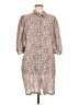 STITCHDROP 100% Polyester Tan Casual Dress Size M - photo 1