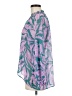 Hudson Gray 100% Polyester Tropical Purple Long Sleeve Blouse Size M - photo 5