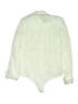 Boohoo Solid Ivory Long Sleeve Blouse Size M - photo 2