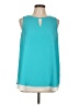 Cremieux Teal Sleeveless Blouse Size L - photo 1
