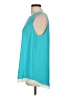 Cremieux Teal Sleeveless Blouse Size L - photo 5