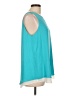 Cremieux Teal Sleeveless Blouse Size L - photo 4