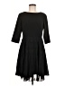 Tahari 100% Polyester Solid Black Casual Dress Size 8 - photo 1