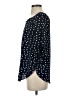 Status by Chenault Polka Dots Blue 3/4 Sleeve Blouse Size S - photo 5