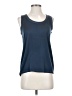 Reset 100% Polyester Blue Sleeveless Top Size S - photo 1