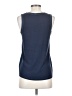 Reset 100% Polyester Blue Sleeveless Top Size S - photo 2