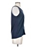 Reset 100% Polyester Blue Sleeveless Top Size S - photo 4