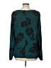Apt. 9 100% Polyester Teal Long Sleeve Blouse Size L - photo 2