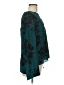 Apt. 9 100% Polyester Teal Long Sleeve Blouse Size L - photo 4