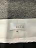 Ecru Solid Black Dress Pants Size 12 - photo 7