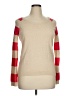 Pink Rose Checkered-gingham Tan Pullover Sweater Size XL - photo 1