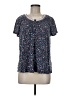 Secret Treasures Blue Short Sleeve Blouse Size M - photo 1