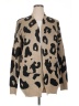 Unbranded Animal Print Tan Cardigan Size 1X (estimated) - photo 1
