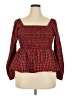 Old Navy Red Long Sleeve Blouse Size 2X - photo 1