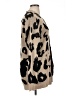 Unbranded Animal Print Tan Cardigan Size 1X (estimated) - photo 4