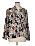 Anna 100% Polyester Print Gray 3/4 Sleeve Blouse Size XL - photo 1