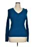 Moda International 100% Cotton Blue Pullover Sweater Size XL - photo 1