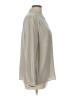 Repeat Cashmere 100% Silk Stripes Ivory Long Sleeve Silk Top Size L - photo 4