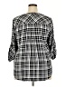 Torrid 100% Polyester Black 3/4 Sleeve Blouse Size 2X Plus (2) - photo 2