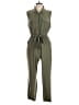 Derek Heart Solid Green Jumpsuit Size XL - photo 1