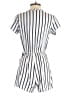 Justify Stripes White Romper Size S - photo 2
