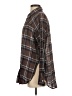Lovestitch 100% Cotton Plaid Brown Long Sleeve Button-Down Shirt Size S - photo 5