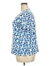 Kim Rogers Blue Short Sleeve Blouse Size XXL - photo 5
